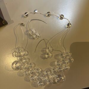 Earring and necklace